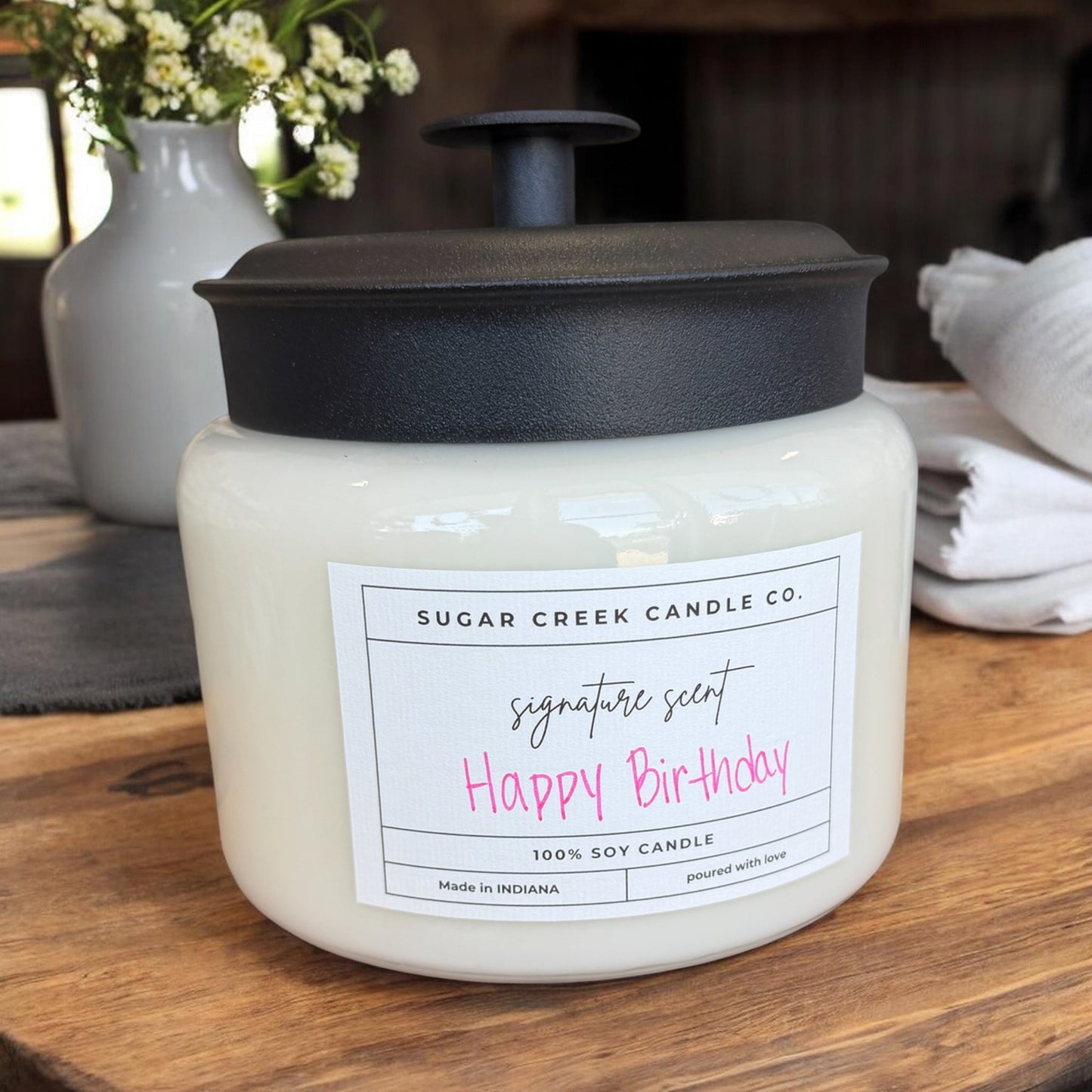 Simple Farmhouse Candle