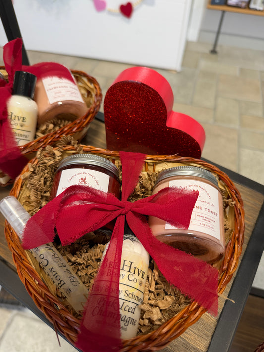 Heart Shaped Basket - Valentines Day