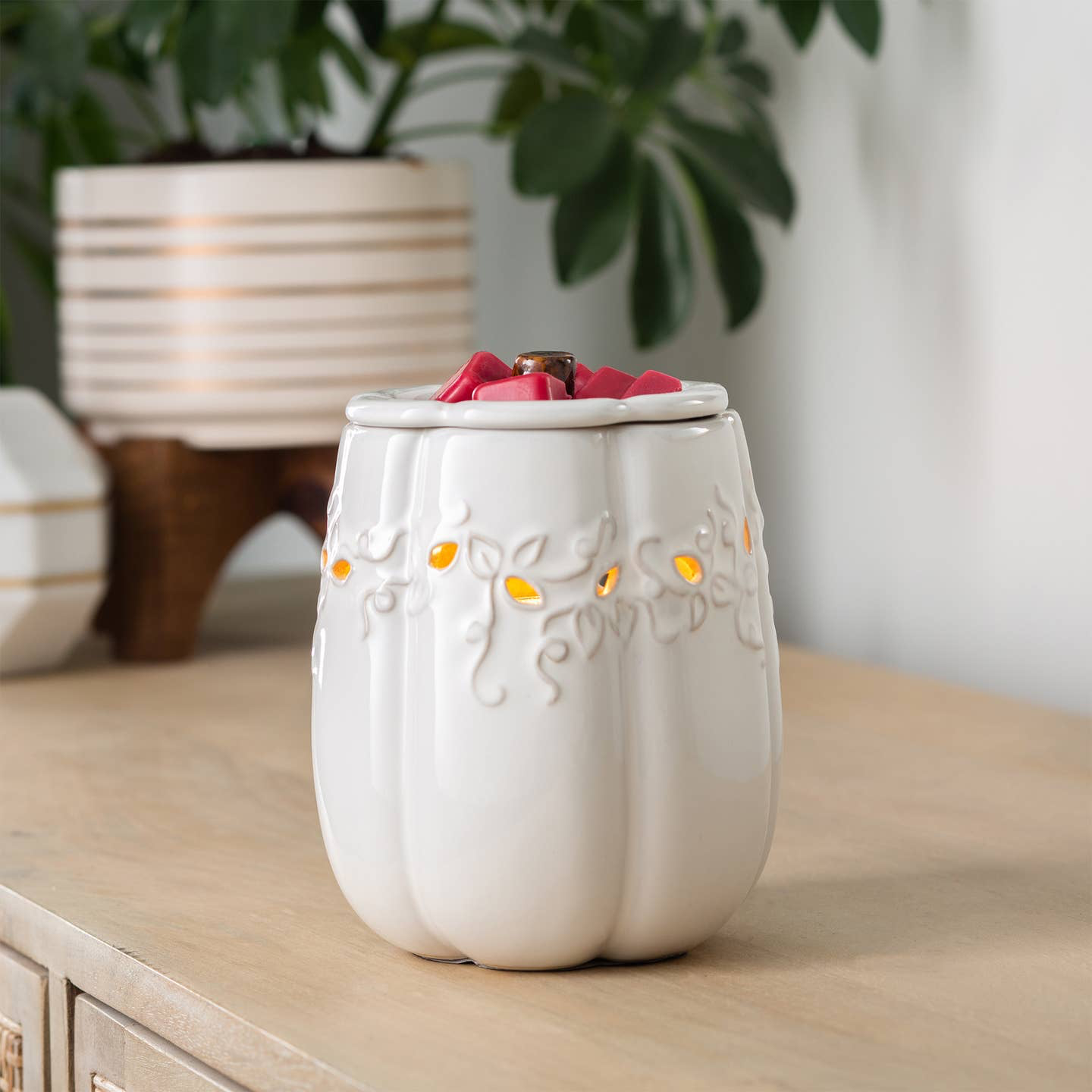 White Pumpkin Wax Melt Warmer