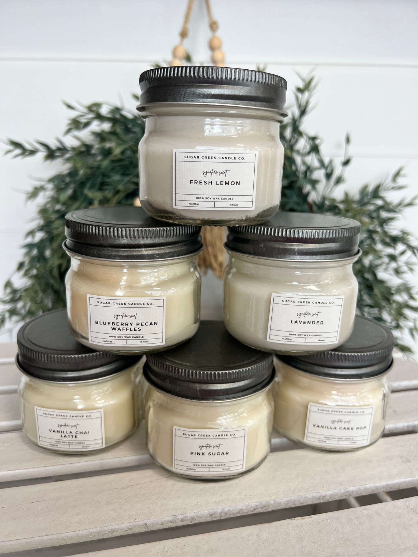 Small Mason Jar Candle - 4oz.
