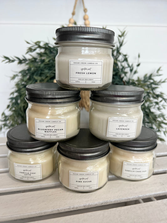 Small Mason Jar Candle - 4oz.