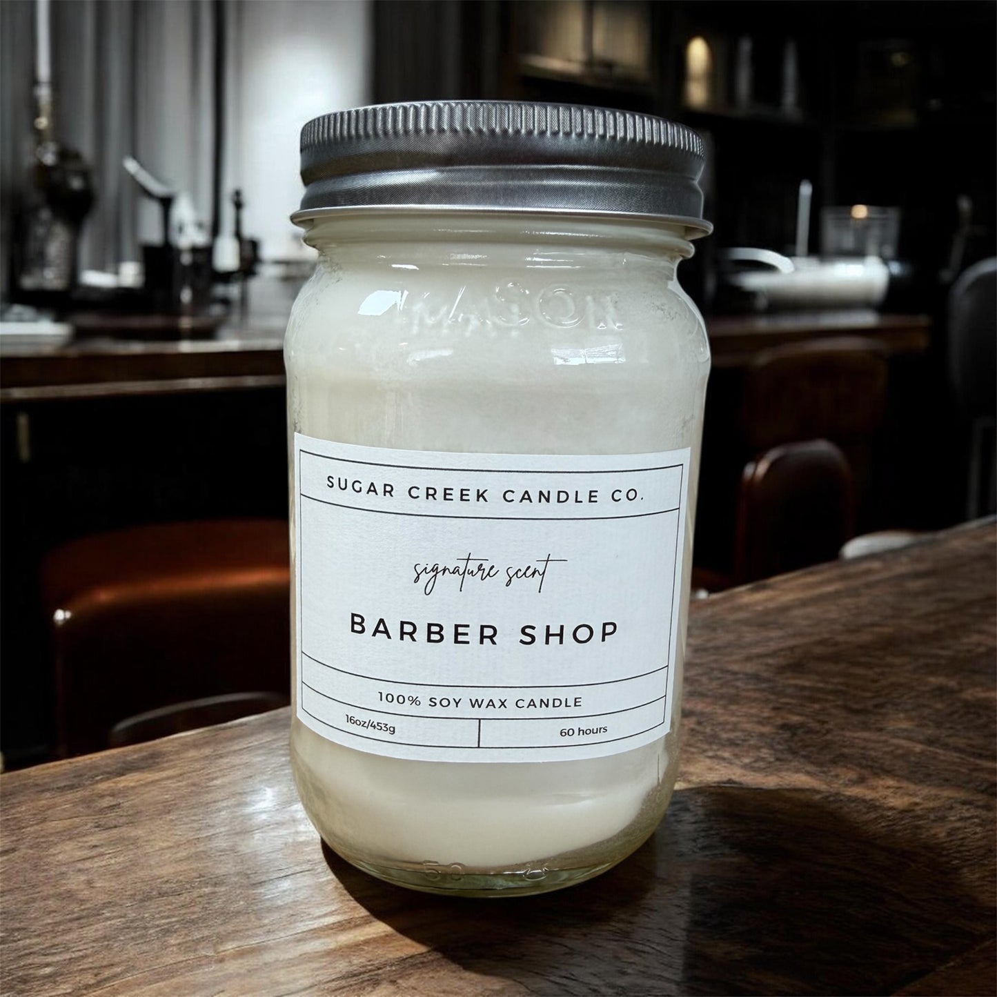 Medium Mason Jar Candle - 8oz.