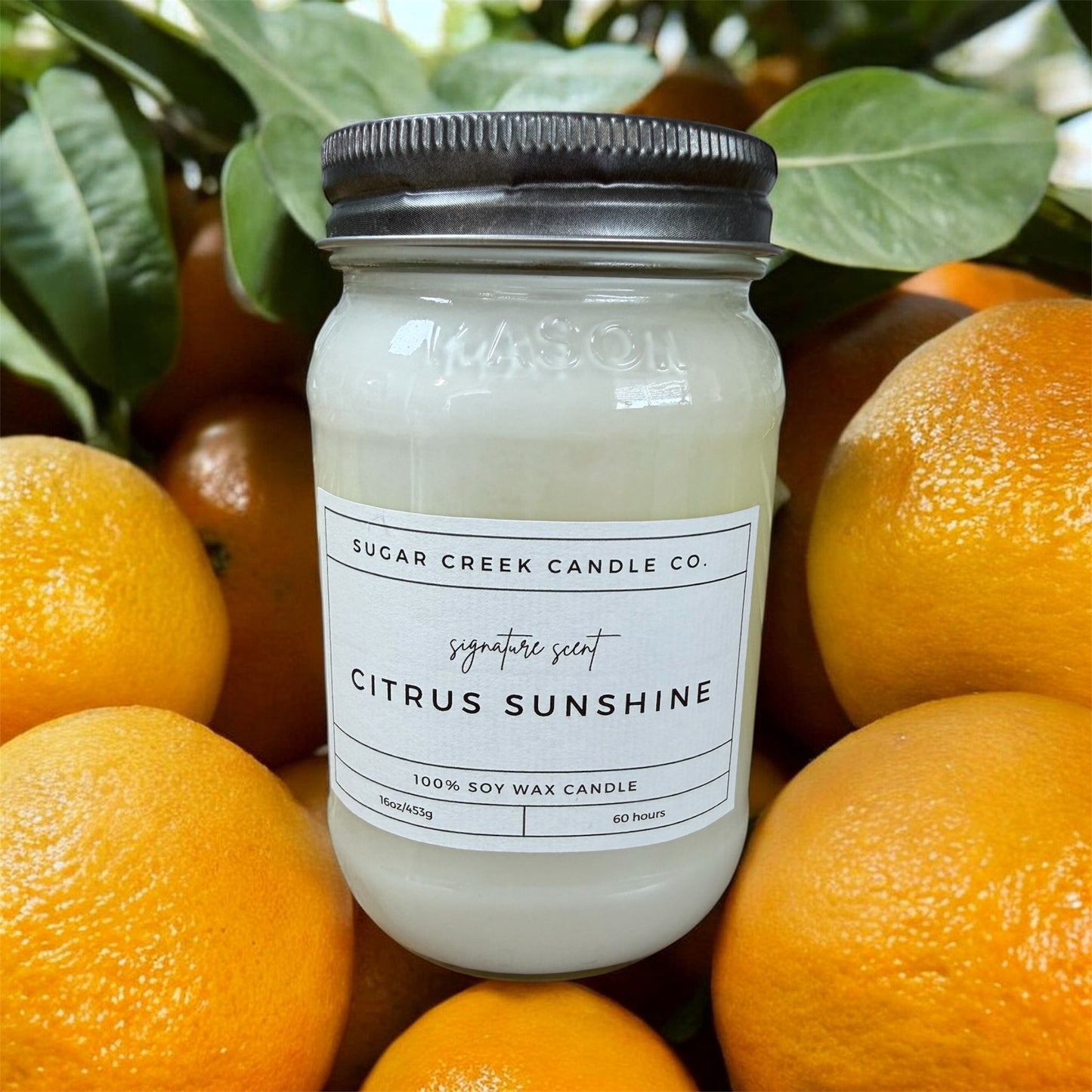 Medium Mason Jar Candle - 8oz.