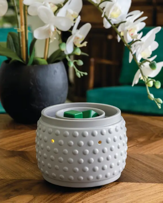 Fan Fragrance Warmer - Beaded Slate